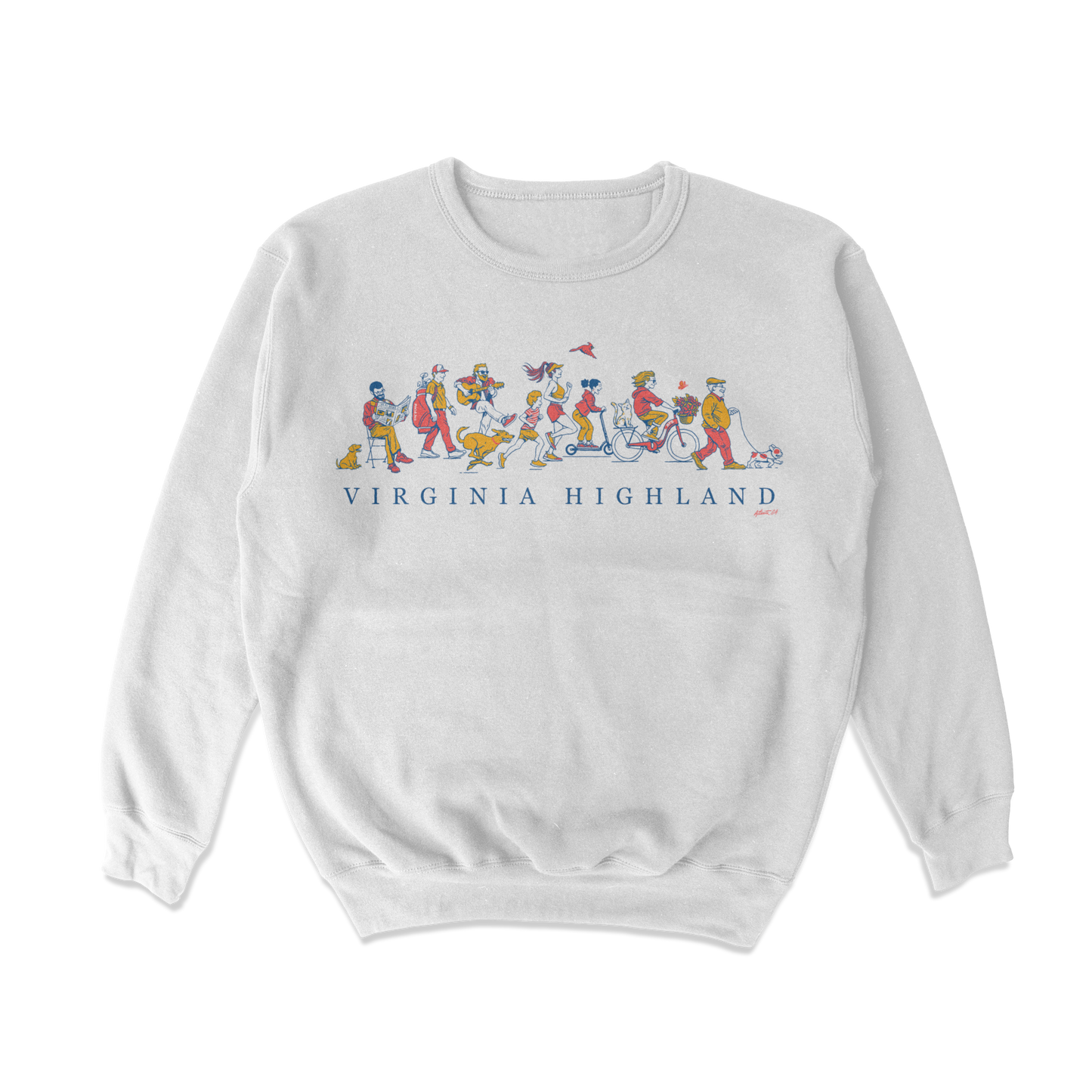 People Parade Crewneck - White