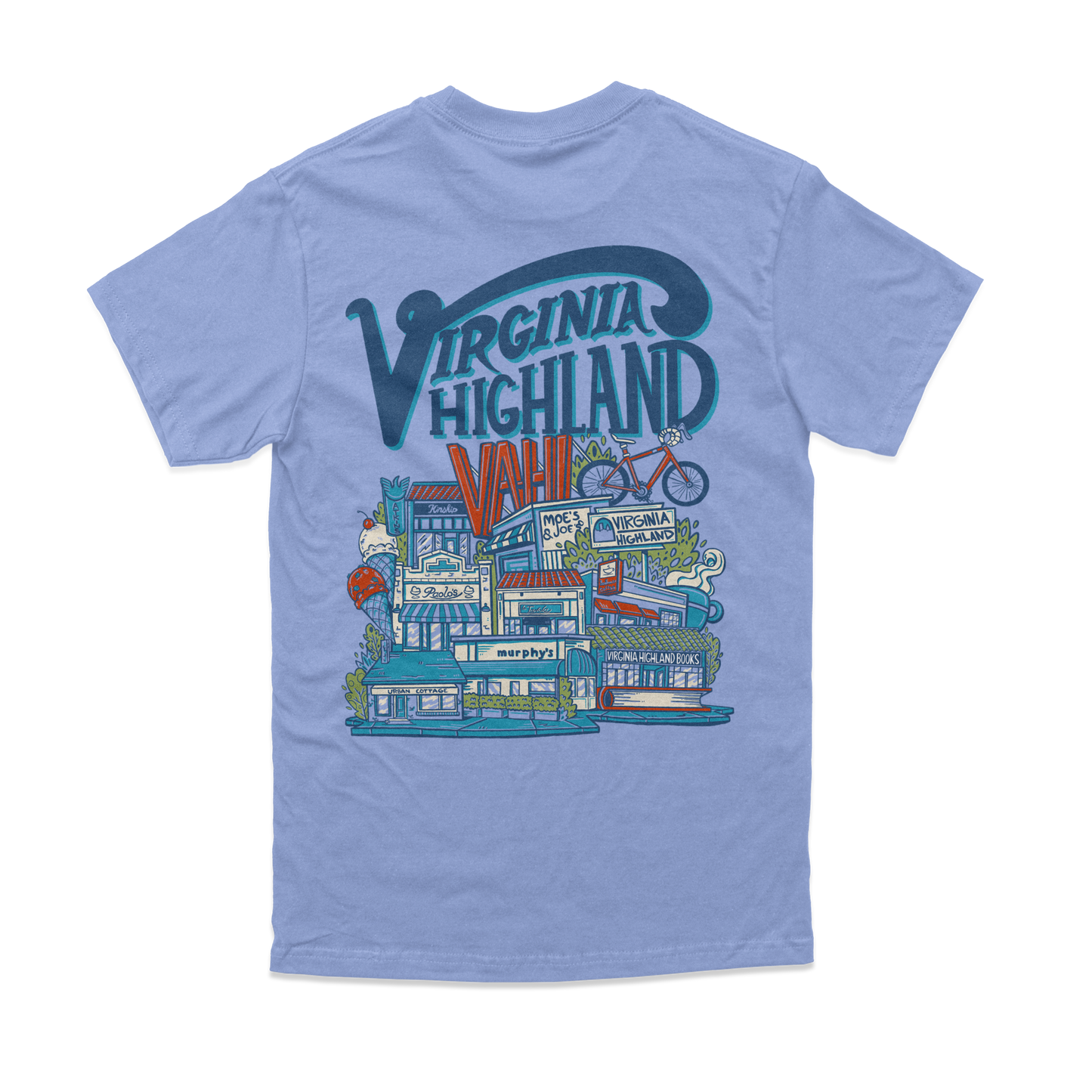 VAHI Neighborhood Short Sleeve Shirt - Light Blue