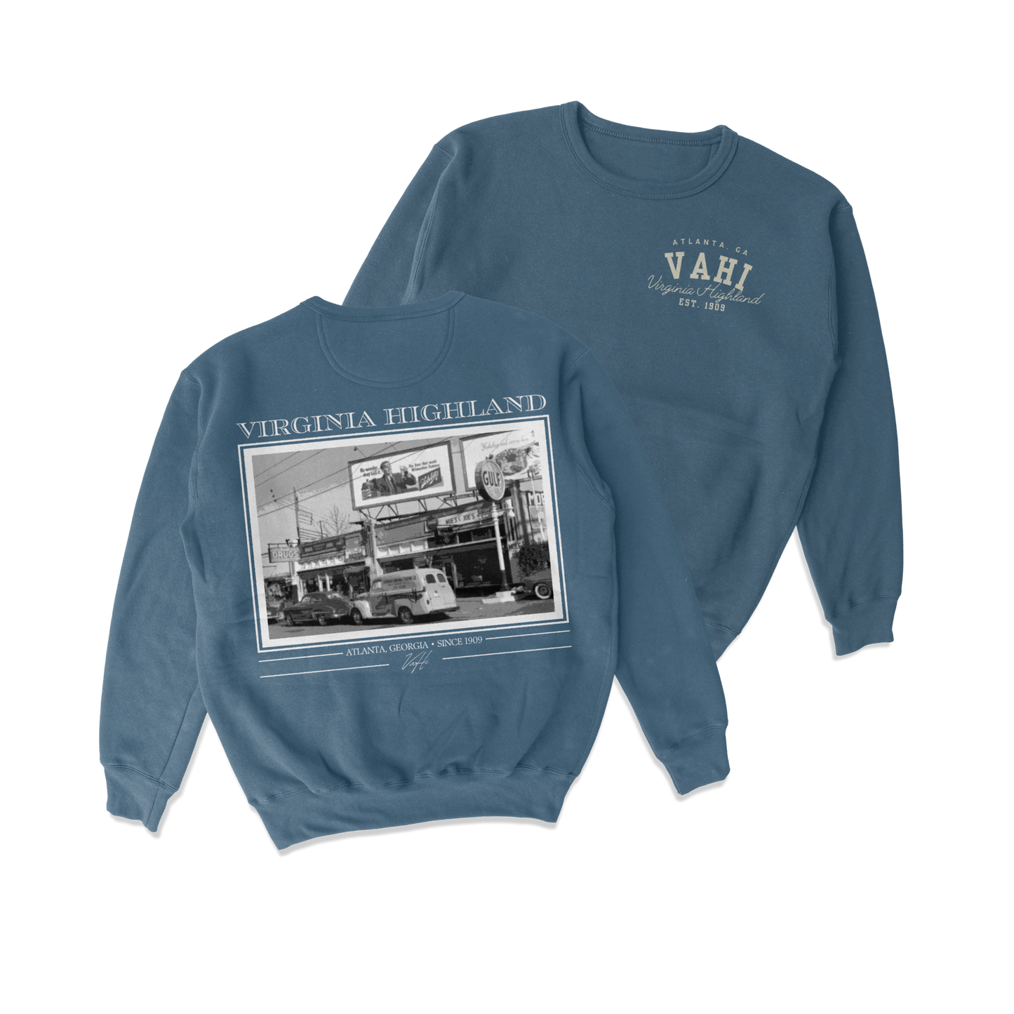 VAHI Historic Crewneck - Navy