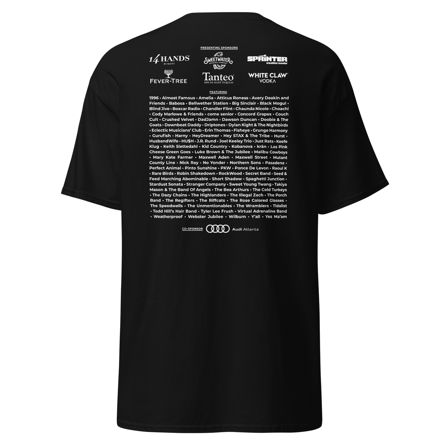 Porchfest Band T-shirt - Black