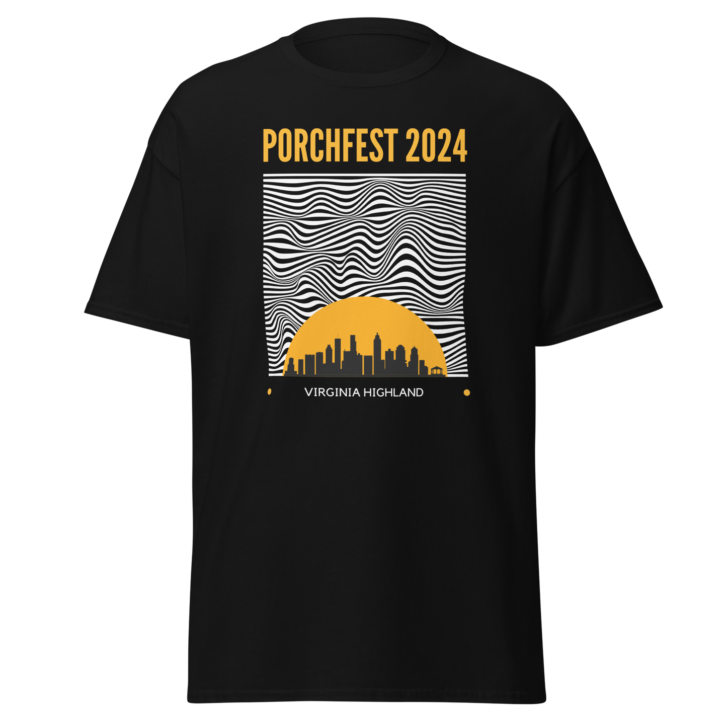 Porchfest Band T-shirt - Black