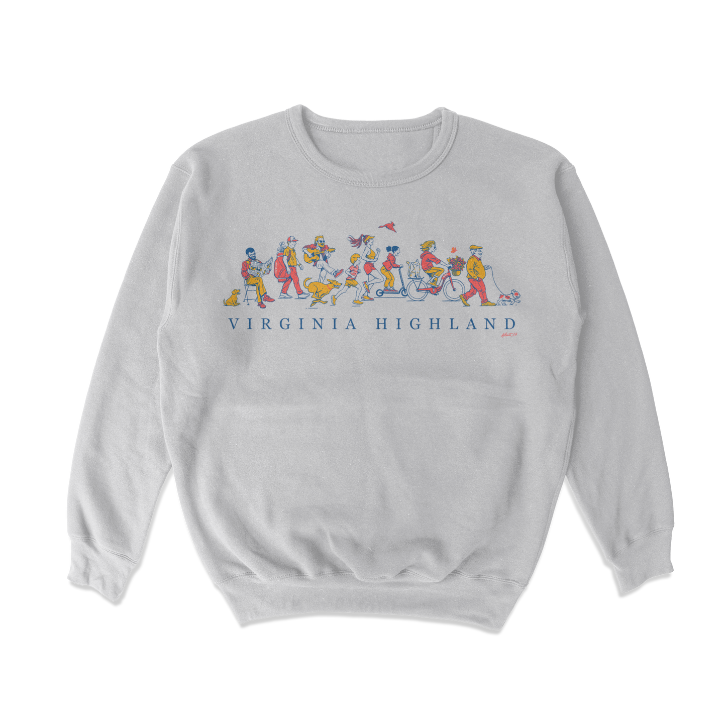 People Parade Crewneck - Ash