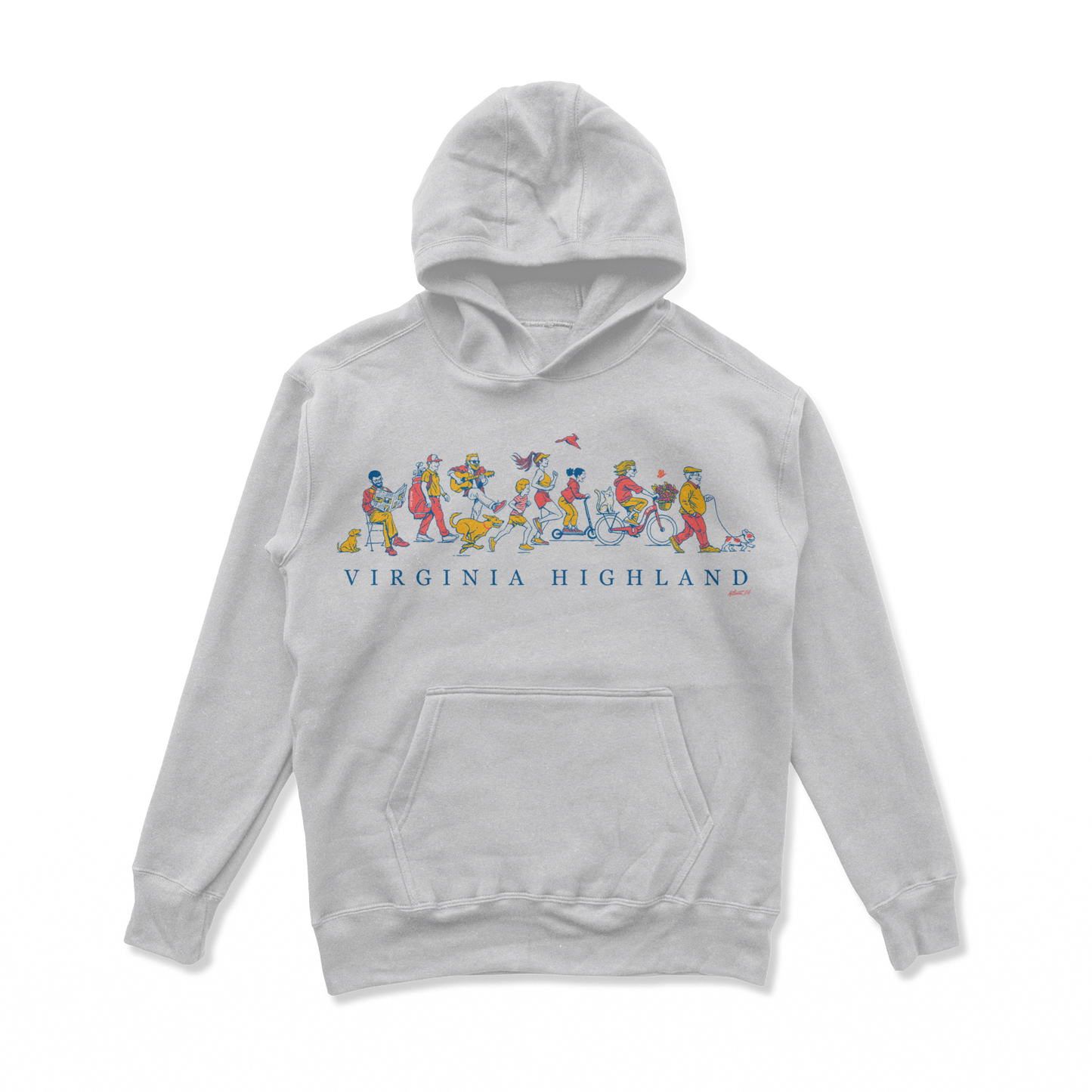 People Parade Hoodie - Ash