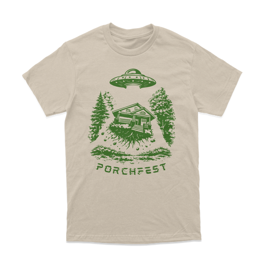 Porchfest UFO T-Shirt (Natural)