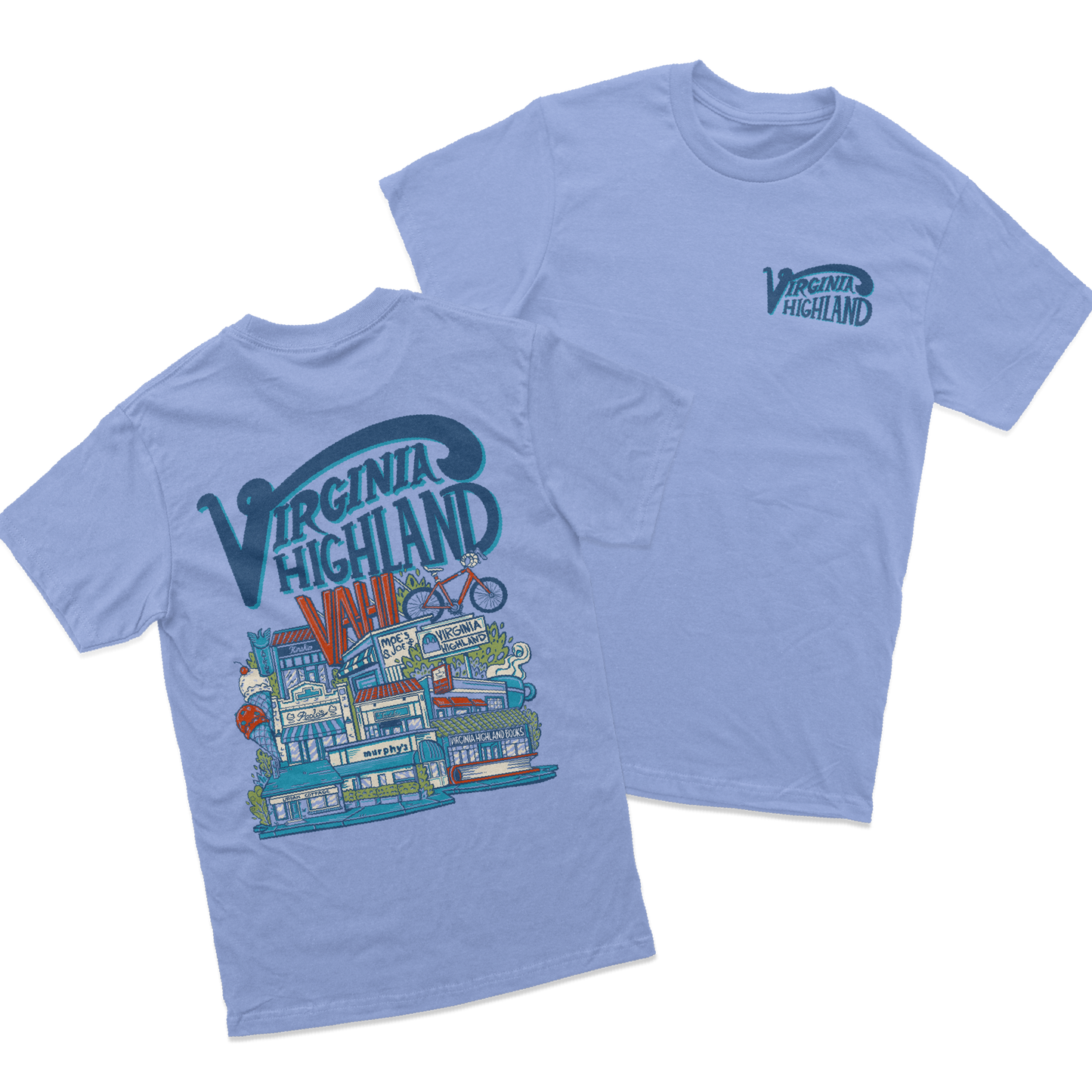 VAHI Neighborhood Short Sleeve Shirt - Light Blue