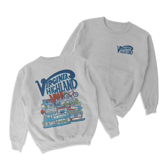 VAHI Neighborhood Crewneck Sweatshirt - Grey