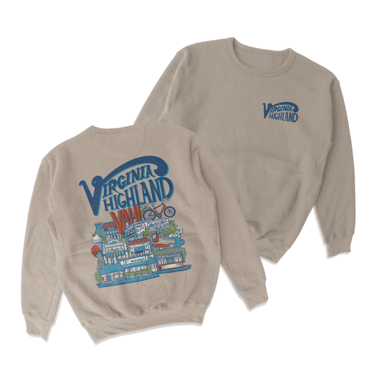 VAHI Neighborhood Crewneck Sweatshirt - Sand