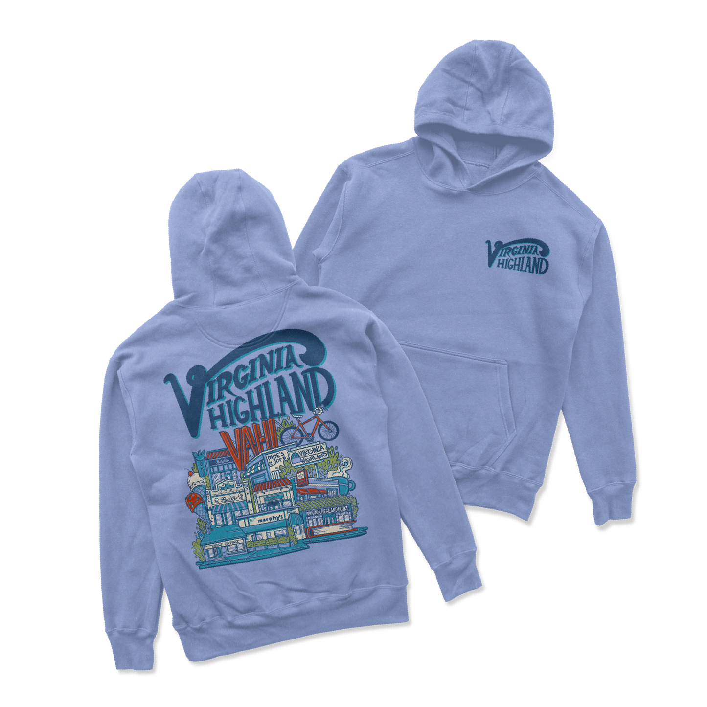 VAHI Neighborhood Hoodie - Light Blue