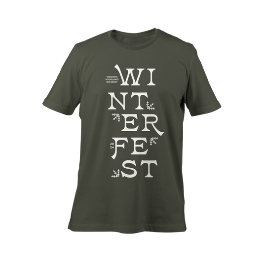 Official Winterfest 2024 Shirt - Dark Green