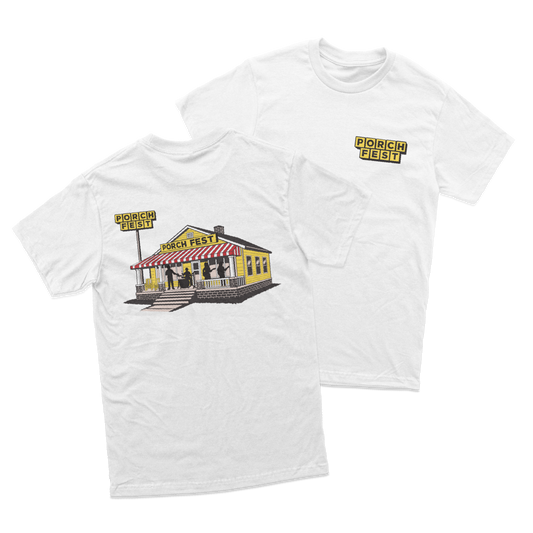 Porchfest for Breakfast T-Shirt (White)
